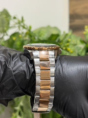 Sveston Spectrum Green & Rose Gold Stainless Steel Watch for Men