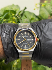 Sveston Ornament Men’s Watch – Two Tone Stainless Steel | Day & Date