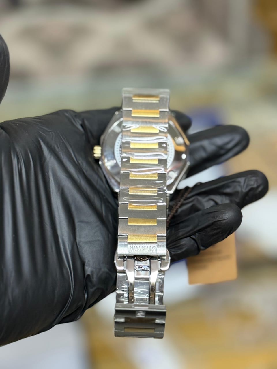 Sveston Ornament Men’s Watch – Two Tone Stainless Steel | Day & Date