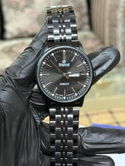 Sveston Doroly SV-7482G Black Stainless Steel Watch for Men